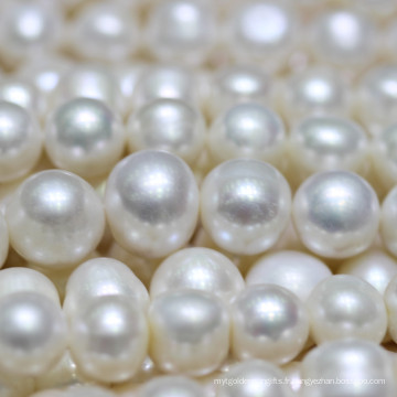 12-15mm AA + Large Round Natural Water Pearl Pearl Strands E180003